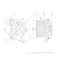 Motor de ventilador vendedor caliente de 12 v para RENAULT OPEL